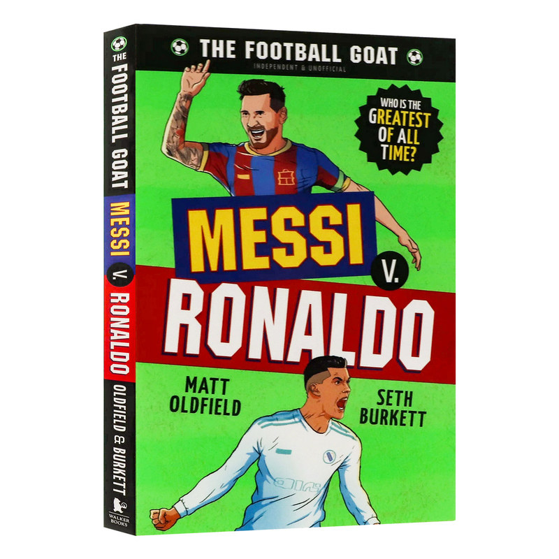 伟大的足球运动员系列梅西vs罗纳尔多英文原版  Messi vs Ronaldo 青少年足球科普漫画章节书 体育人物传记读物平装 Matt Oldfield