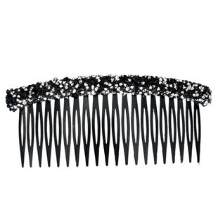 闪钻碎发发梳整理神器前额侧边刘海碎发夹女后脑勺倒插梳发卡发饰