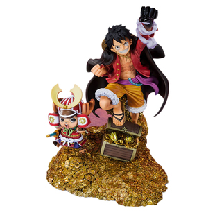 日本万代Figuarts Zero海贼王手办 大海贼百景WT100纪念 娜美路飞