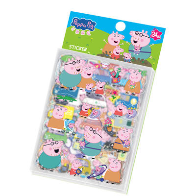 小猪佩奇贴纸3到6岁儿童贴画玩具