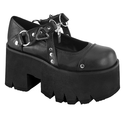 镂空厚底欧美铆钉装饰高跟鞋