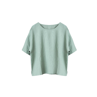 大拙宽松款五分袖衬衫