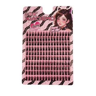 小恶魔塔尖麦穗睫毛假睫毛懒人三部曲分段睫毛漫画款浓密款大容量