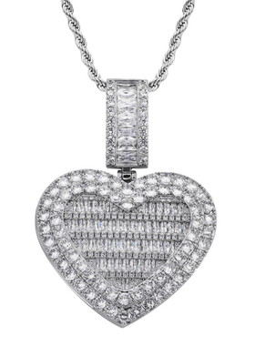 Mr.Bling情侣照片定制爱心吊坠