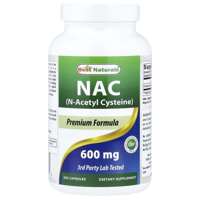 Best Naturals N-乙酰半胱氨酸NAC胶囊谷胱甘肽