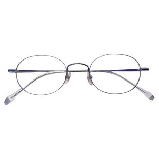 高度数近视眼镜框女超轻纯钛可配高度数散光小脸小框学生眼睛架潮