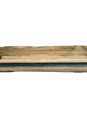 清代汉白玉撇口石盆老物件古董收藏中式桌面摆件石雕花盆装饰摆件