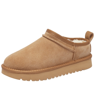 达芙妮厚底雪地靴女款冬季