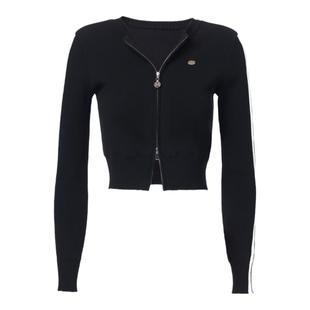 【商场同款】曼诺比菲秋季气质修身显瘦针织开衫女短款