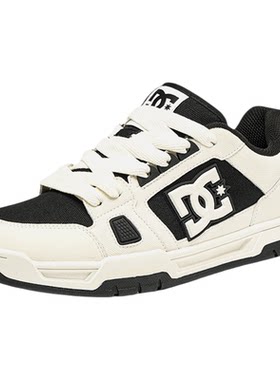 DCSHOES ASTRA 夏季新款黑白拼色美式休闲板鞋男厚底休闲鞋子男鞋