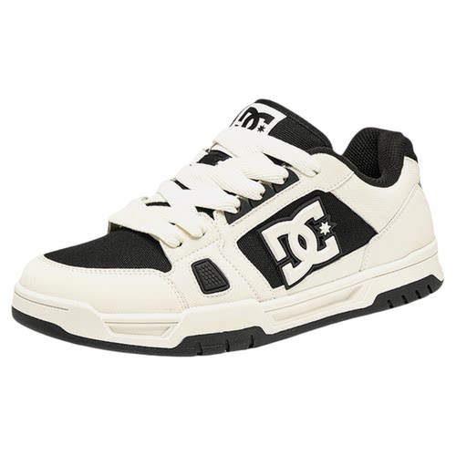 DCSHOES ASTRA 夏季新款黑白拼色美式休闲板鞋男厚底休闲鞋子男鞋