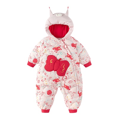 巴拉巴拉童装儿童羽绒连体衣年服