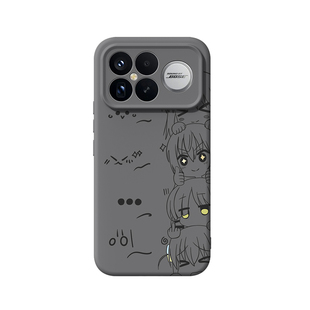 适用红米k90promax手机壳新款redmik90液态硅胶max孤独摇滚90por磁吸充电90ProMax简约外壳k9o二次元mi90动漫