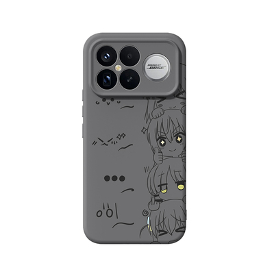 适用红米磁吸液态硅胶亲肤手机壳