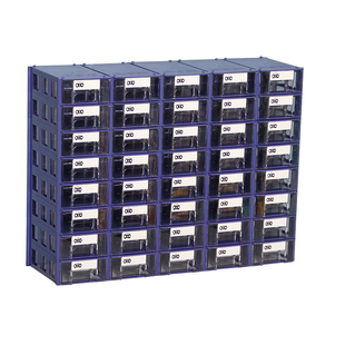 腾正跃透明桌面整理小物件收纳盒抽屉式防尘塑料盒子分类储物盒