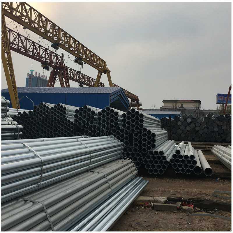 山东泰安 建筑用Q235B镀锌焊接管 支架用镀锌管 家具用热镀锌钢管