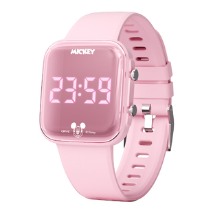 迪士尼运动手表中学生专用智能计步防水电子表儿童闹钟震提醒腕表