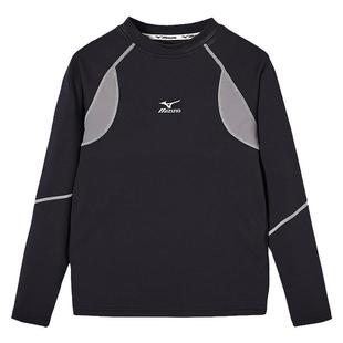 Mizuno美津浓训练服弹力男女儿童打底衫长袖T恤春秋跑步篮球2026