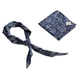 马登 复古Bandana方巾扣饰品阿美咔叽文艺腰果领巾街头头巾男女