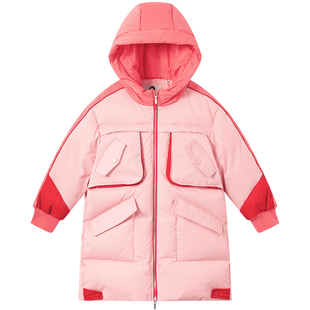 【极寒系列】MQD童装女童长款羽绒服冬儿童加厚保暖外套