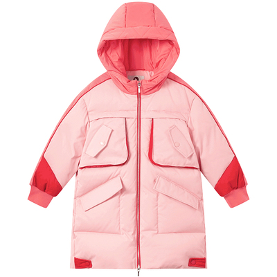 【极寒系列】MQD童装女童长款羽绒服冬儿童加厚保暖外套