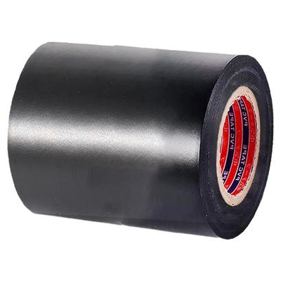 进口黑色大卷电气PVC绝缘胶带十公分加宽防水耐高温电工胶布超粘