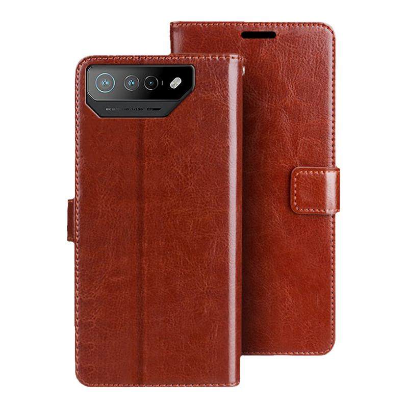 适用华硕ROG7手机壳Rog Phone6游戏手机2翻盖9皮套Rog5SPro保护套ROG3插卡8玩家国度败家之眼Ult