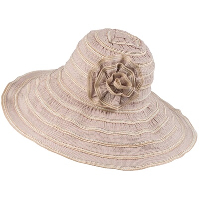 女士夏季洋气时尚折叠太阳凉帽