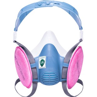 宝顺安3301防尘口罩防油烟粉尘厨房矿山柴油烟尾气KP100硅胶透气