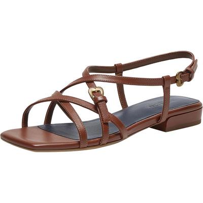 真美诗见习爱神官方奥莱2024夏季法式爱心扣罗马细带凉鞋YQT43BL4