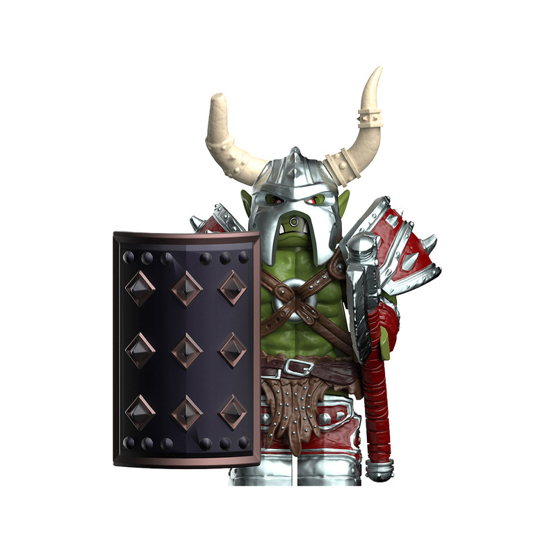 第三方魔兽世界兽人积木人仔玩具