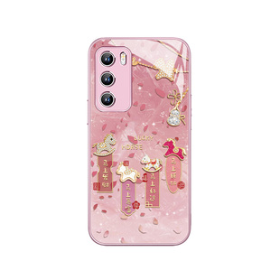 适用华为mate80马年限定手机壳pura70pro本命年荣耀500过年nova15新年400奢华p60国风magic8/7女款x70轻奢x60