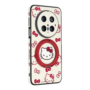 HelloKitty正版适用华为mate70pro手机壳新款带支架优享版mate60本命年全包防摔磁吸小羊皮女por+支点套外壳