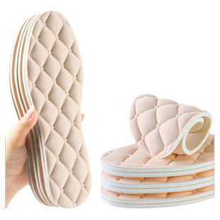 5d按摩踩屎感鞋垫男款女软久站不累超软防痛站岗神器加厚吸汗防臭