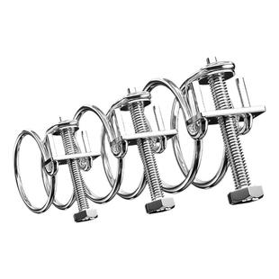 天卓五金304/201不锈钢双钢丝箍管夹燃气管固定器水管钢结构卡箍