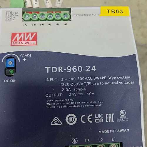 询价-台湾明纬TDR-960-24开关电源，，成色如图，功