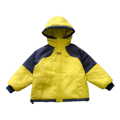男童加绒外套秋冬保暖时尚冲锋衣