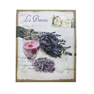 美式乡村风格家居饰品复古无框挂画亚麻布画背景墙仿古做旧装饰画