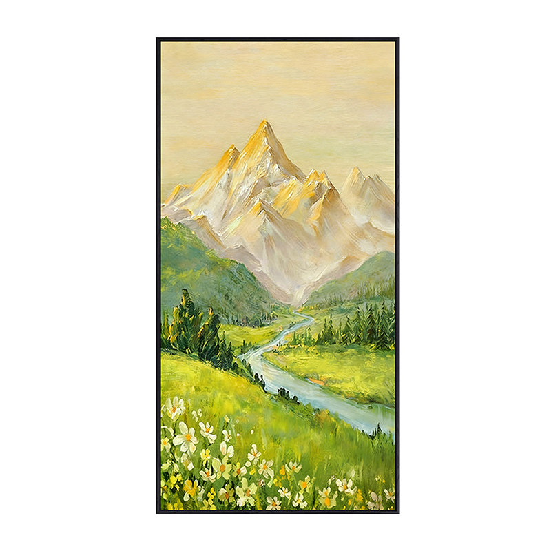 日照金山diy数字油画手绘填充画