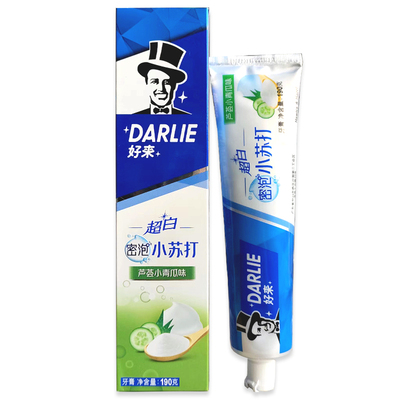 黑人DARLIE好来牙膏清新口气
