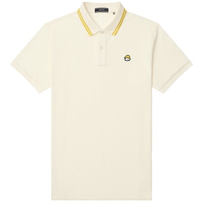 哈吉斯夏季新款纯色短袖POLO衫男