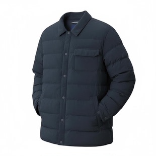 【抗菌】NAUTICA/诺帝卡男装冬季肌理感休闲时尚翻领羽绒服