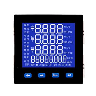 丁本多功能电力仪表智能三相380V数显电流电压功率组合表485通讯