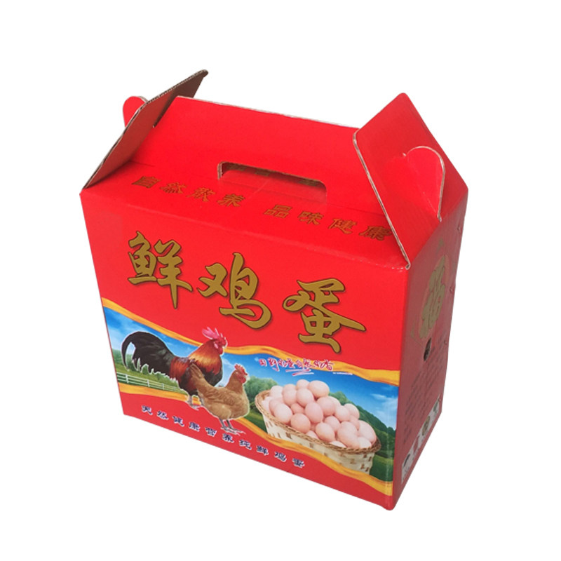 散装10斤鸡蛋包装纸箱盒子手提式礼品箱子鲜鸡蛋礼盒纸箱现货速发