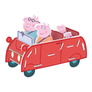 小猪佩奇3D立体拼图幼儿童玩具模型男孩女孩益智早教积木脑力开发