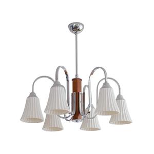 柚米中古法式实木全光谱卧室吊灯美式复古北欧奶油风餐厅客厅灯