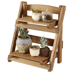 包邮窗台桌上实木小花架迷你办公室多功能书架置物架收纳架组合