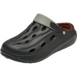 HLA/海澜之家男鞋新款冬季时尚休闲加绒洞洞鞋保暖舒适男拖鞋毛拖