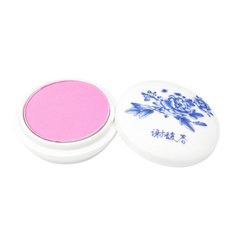 谢馥春青花瓷胭脂水粉饼膨胀色腮腮红/胭脂