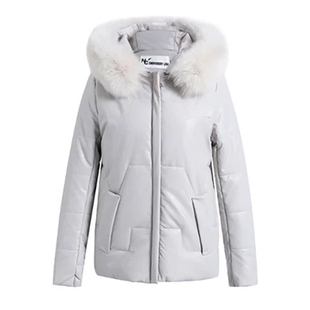 羽绒服女真皮外套2025冬新款加厚绵羊皮衣连帽狐狸毛领海宁皮大衣